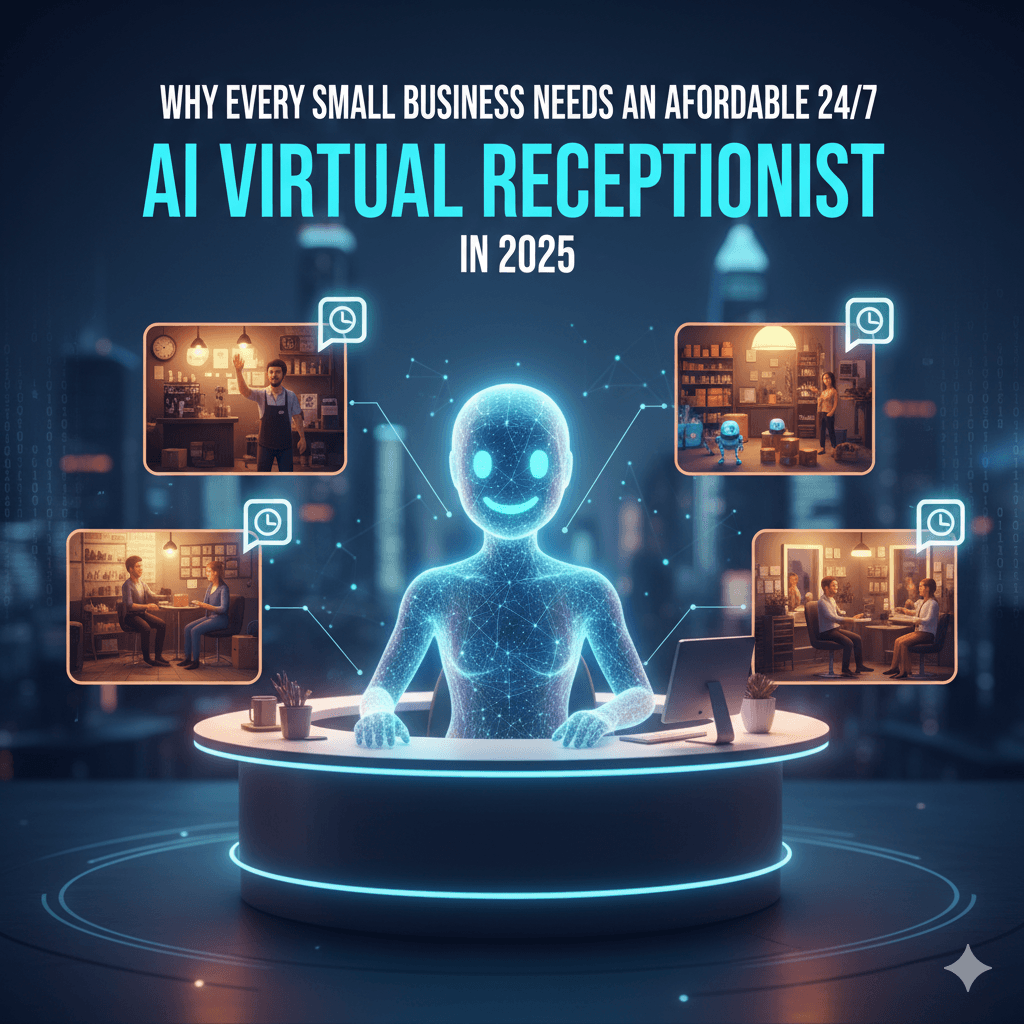 Why Every Small Business Needs an Affordable 24/7 AI Virtual Receptionist in 2025